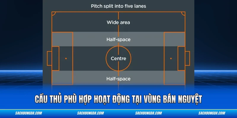 Cầu thủ phù hợp hoạt động tại vùng bán nguyệt