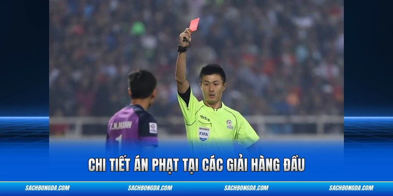 Chi tiết án phạt tại các giải hàng đầu