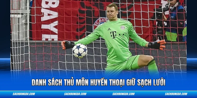 Danh sách thủ môn huyền thoại giữ sạch lưới