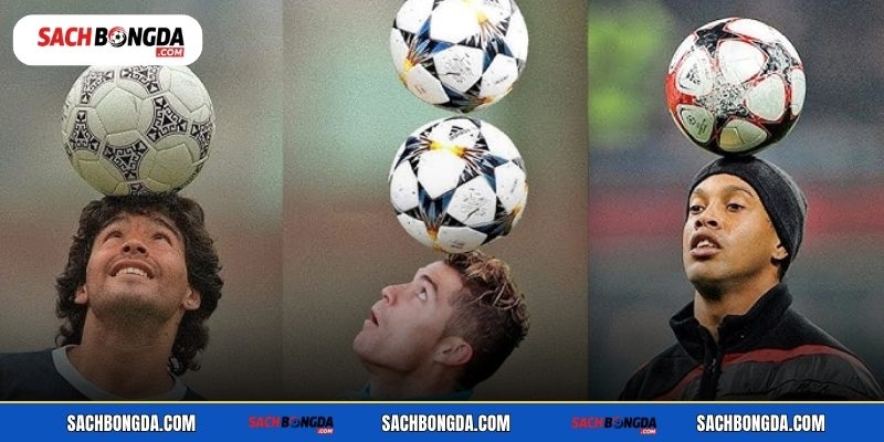 Skill bóng đá đường phố trên sân cỏ