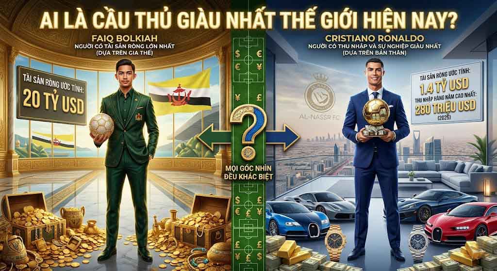 Top 10 Cầu Thủ Giàu Nhất Thế Giới Với Khối Tài Sản Khổng Lồ 1 Cầu thủ giàu nhất thế giới là ai hiện nay?