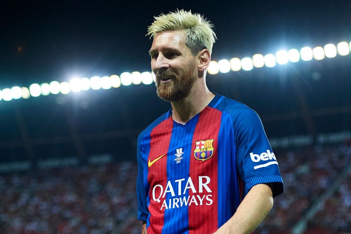 Kiểu tóc Messi bạch kim