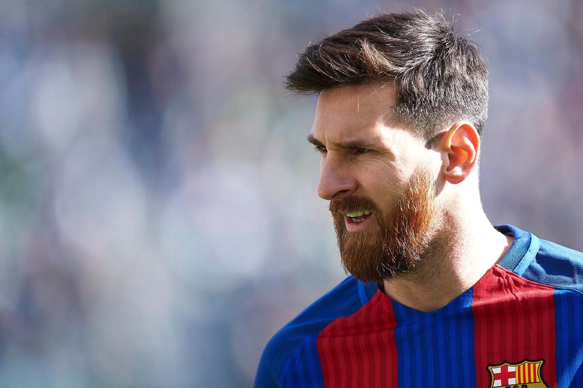 Kiểu tóc Messi gọn gàng, lịch lãm