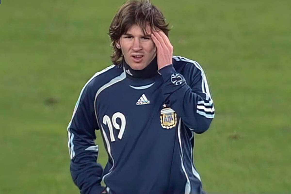 Kiểu tóc Messi Mullet thời trẻ